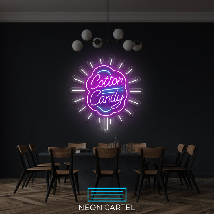 Cotton Candy Neon LED Sign