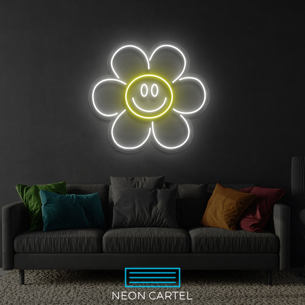 Sunflower Smile Neon LED Sign