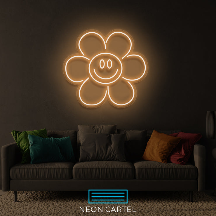 Sunflower Smile Neon LED Sign