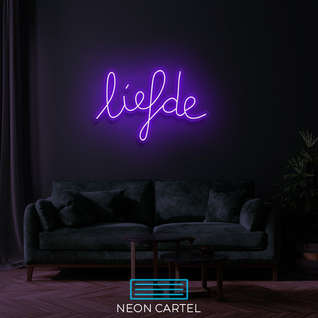 Liefde Neon LED Sign