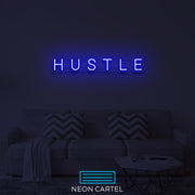 HUSTLE Neon LED Sign