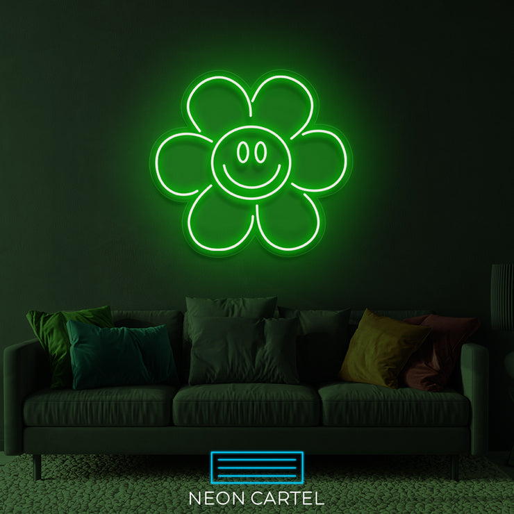 Sunflower Smile Neon LED Sign