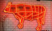 The Butcher Cow Neon LED Sign