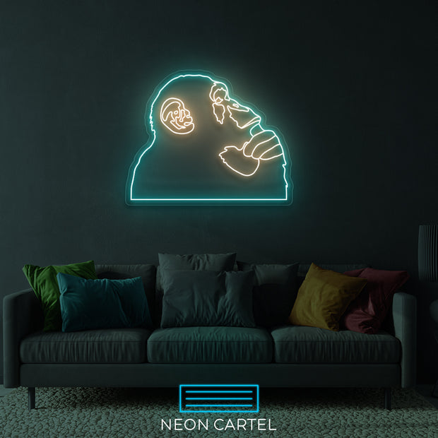 Banksy Monkey Neon Led Sign