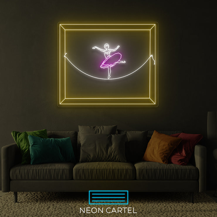 Banksy Ballerina Neon Led Sign