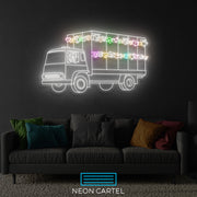 Banksy  Meat Truck Neon Led Sign