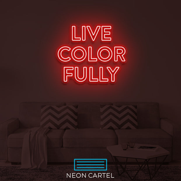 Live Color Fully Neon LED Sign