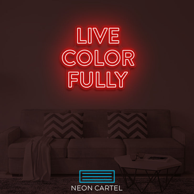 Live Color Fully Neon LED Sign