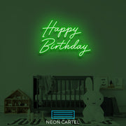 Happy Birthday Neon LED Sign