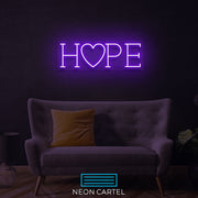 HOPE Neon LED Sign