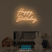 Happy Birthday Neon LED Sign