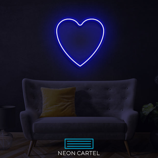 Love Heart Neon LED Sign