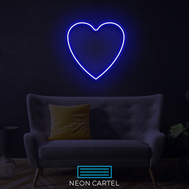 Love Heart Neon LED Sign