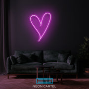 Heart Love Neon LED Sign