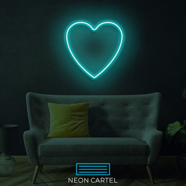 Love Heart Neon LED Sign