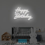 Happy Birthday Neon LED Sign