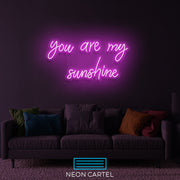 You Are My Sunshine Neon LED Sign