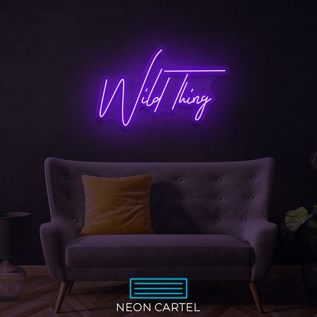 Wild Thing Neon LED Sign