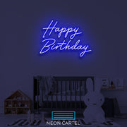 Happy Birthday Neon LED Sign