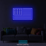 United States of America Neon LED Sign