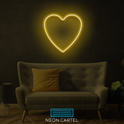 Love Heart Neon LED Sign