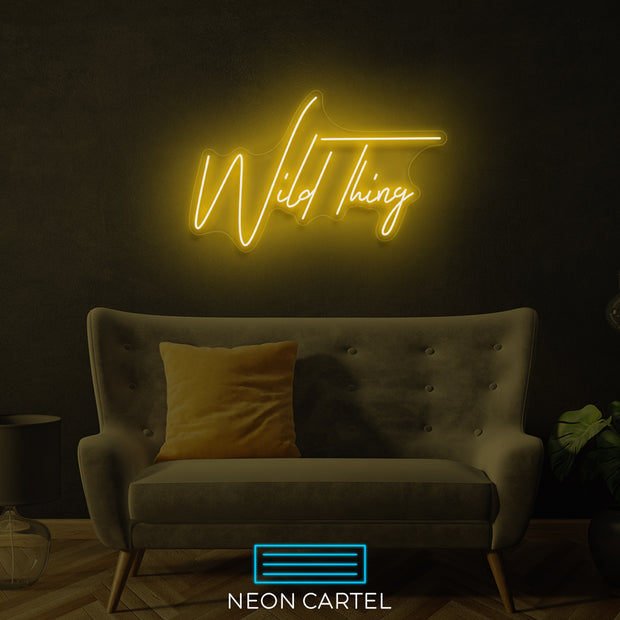 Wild Thing Neon LED Sign