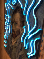 Limited Edition Van Gogh Self Portrait by van Goghsky Neon LED Sign