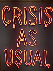 Limited Edition van Goghsky Crisis As Usual - After Banksy Neon LED Sign