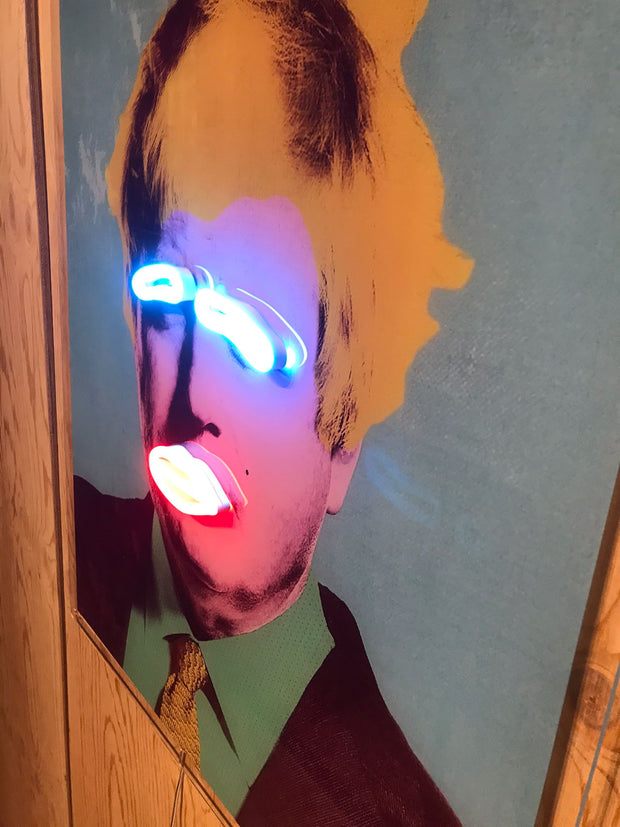 Limited Edition Boris Johnson Self Portrait by van Goghsky Neon LED Sign