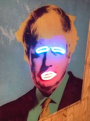 Limited Edition Boris Johnson Self Portrait by van Goghsky Neon LED Sign