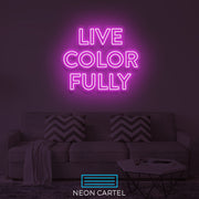 Live Color Fully Neon LED Sign