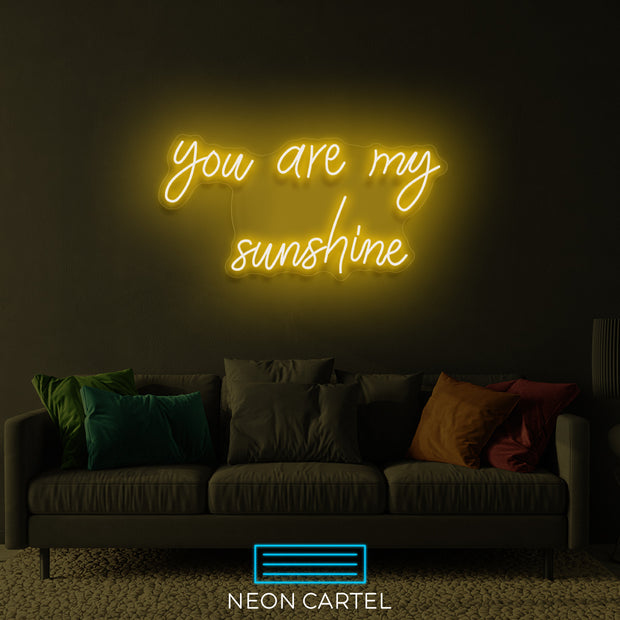 You Are My Sunshine Neon LED Sign