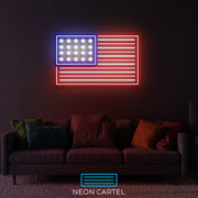 United States of America Neon LED Sign