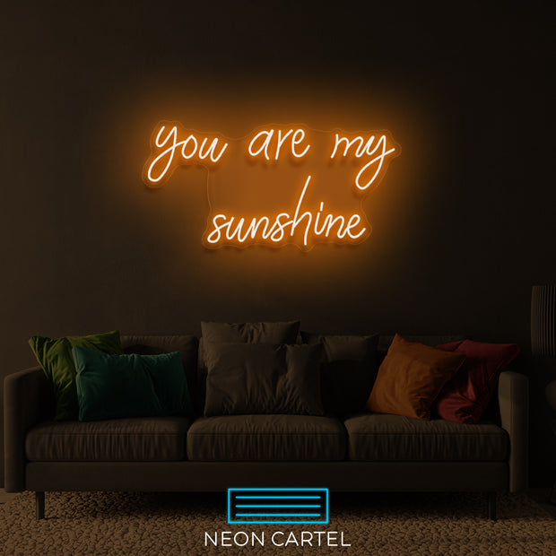 You Are My Sunshine Neon LED Sign