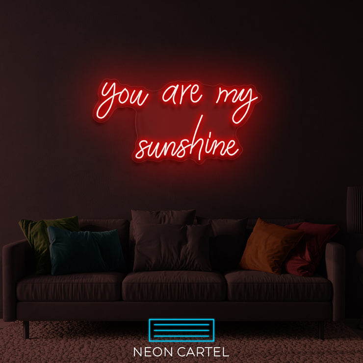 You Are My Sunshine Neon LED Sign