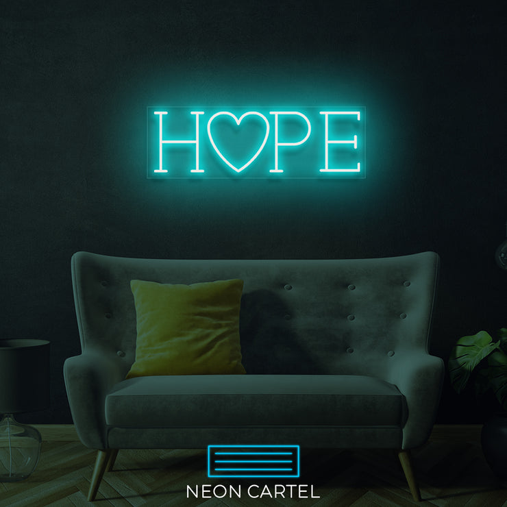 HOPE Neon LED Sign