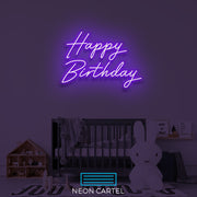 Happy Birthday Neon LED Sign