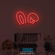 Rabbits Ears Neon LED Sign