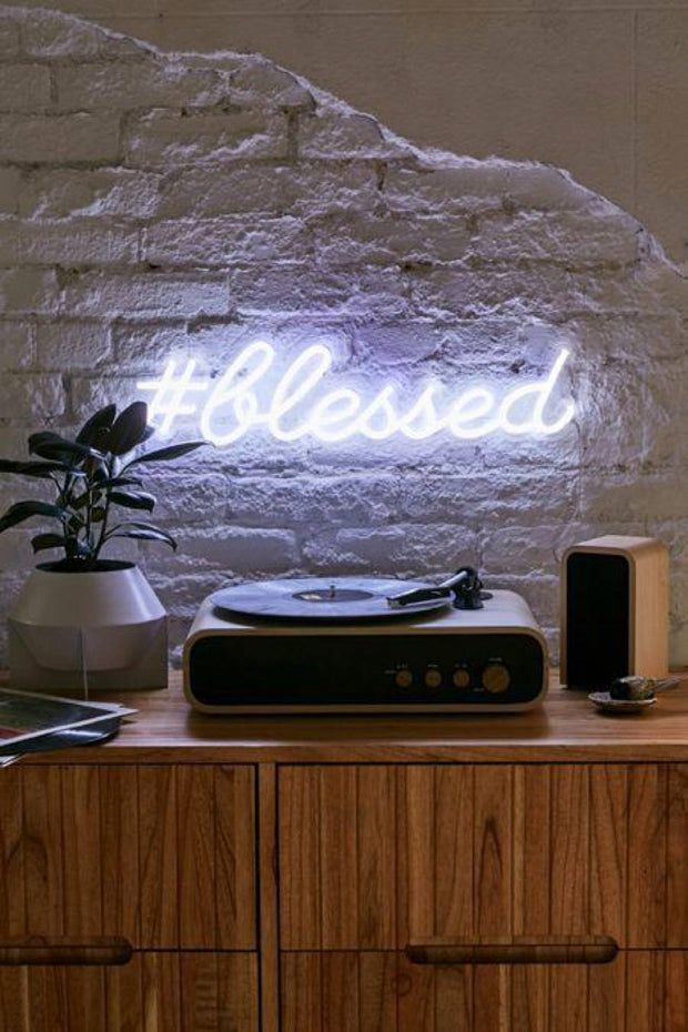 #Blessed Neon LED Sign