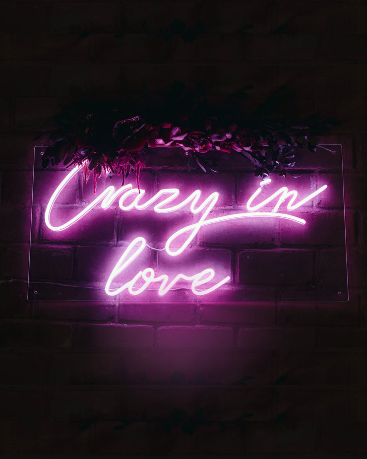 Crazy in Love Neon LED Sign