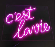 C'est la Vie That's Life Neon LED Sign