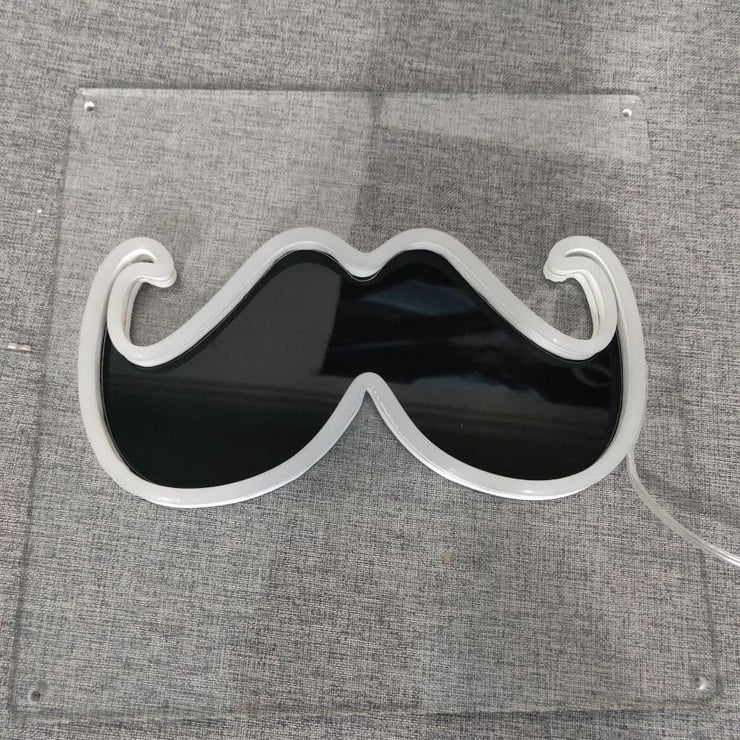 Moustache Neon LED Sign