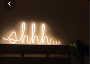 Shhh Neon Led Sign