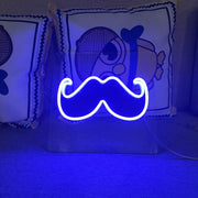 Moustache Neon LED Sign