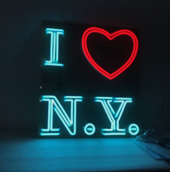 I LOVE NY I Heart NY Neon LED Sign