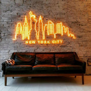 Skyline New York City Neon LED Sign