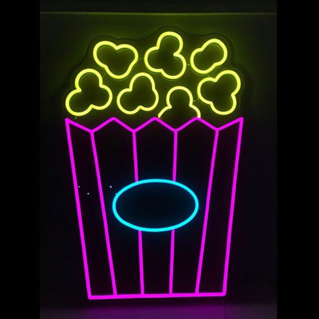 Popcorn Neon LED Sign