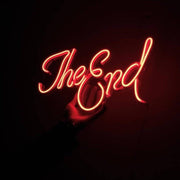 The End Neon LED Sign