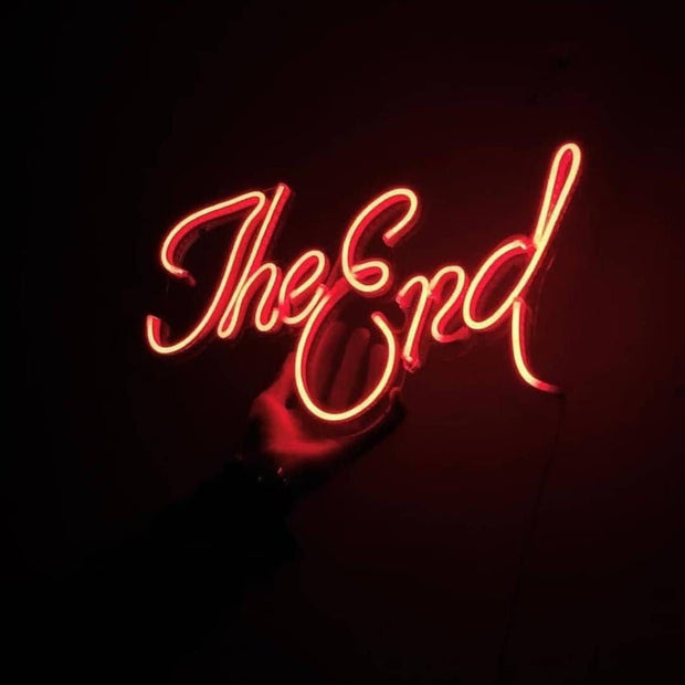 The End Neon LED Sign