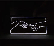 Hands of God Neon LED Sign